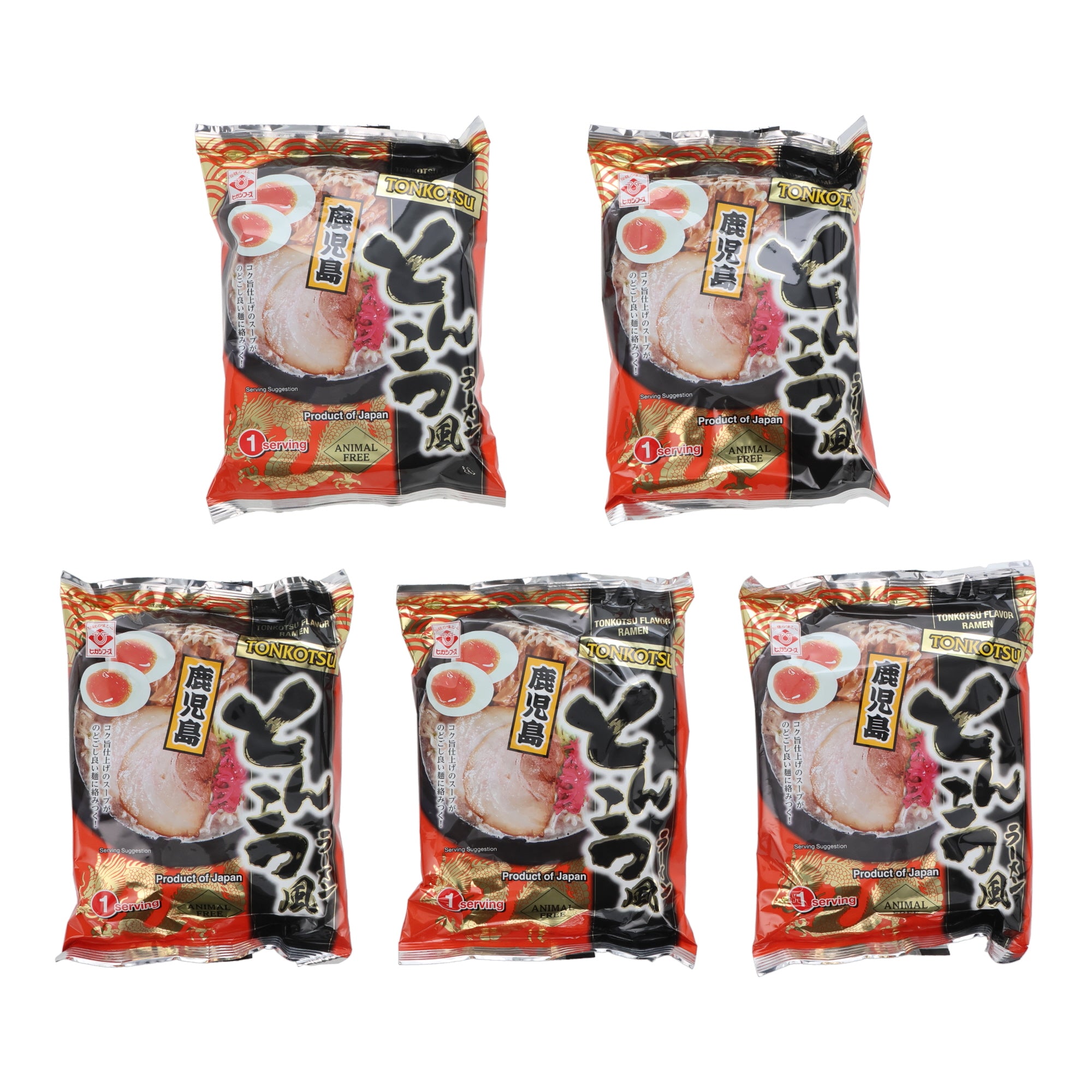 Kagoshima Tonkotsu-Style Ramen (5 Servings)