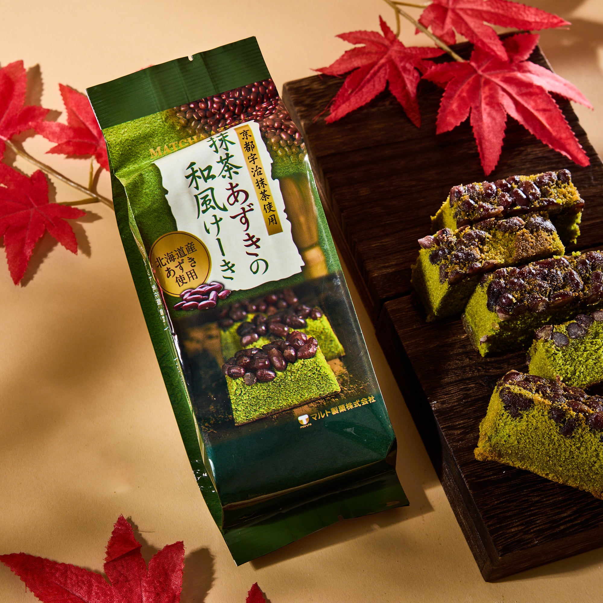 Matcha Adzuki Cake