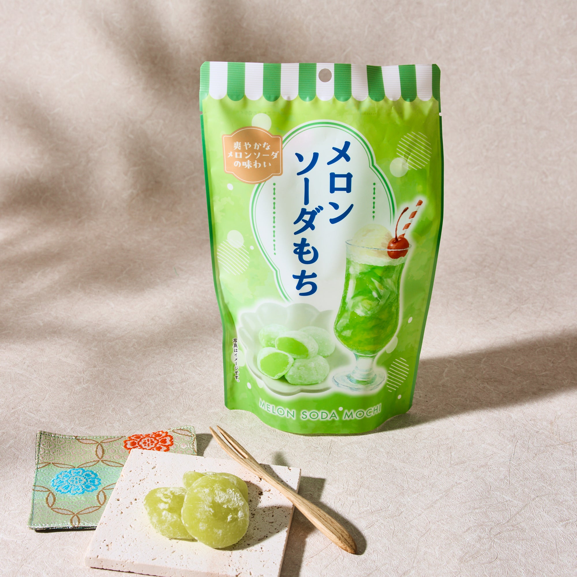 Melon Soda Mochi
