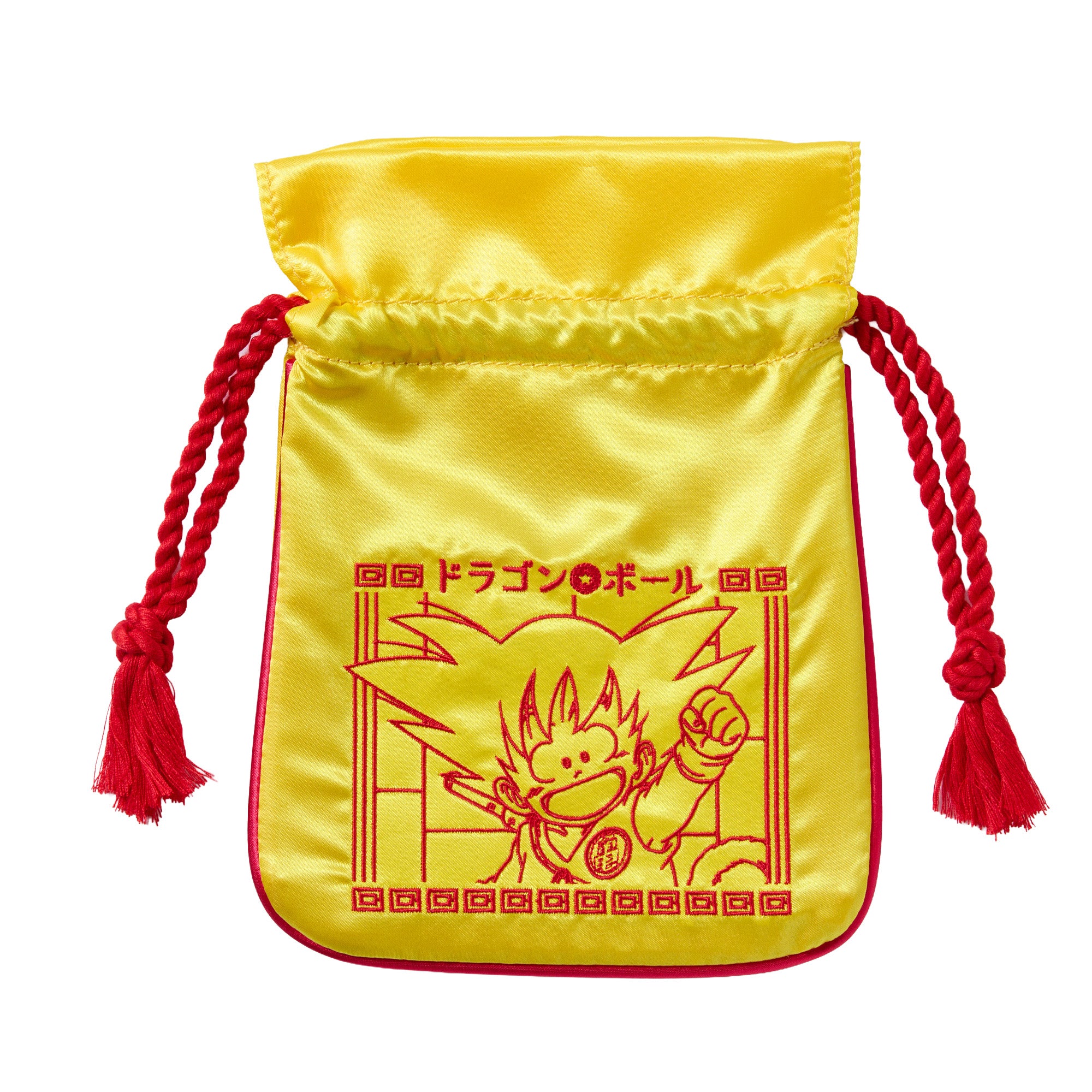 Dragon Ball Goku Embroidered Drawstring Pouch
