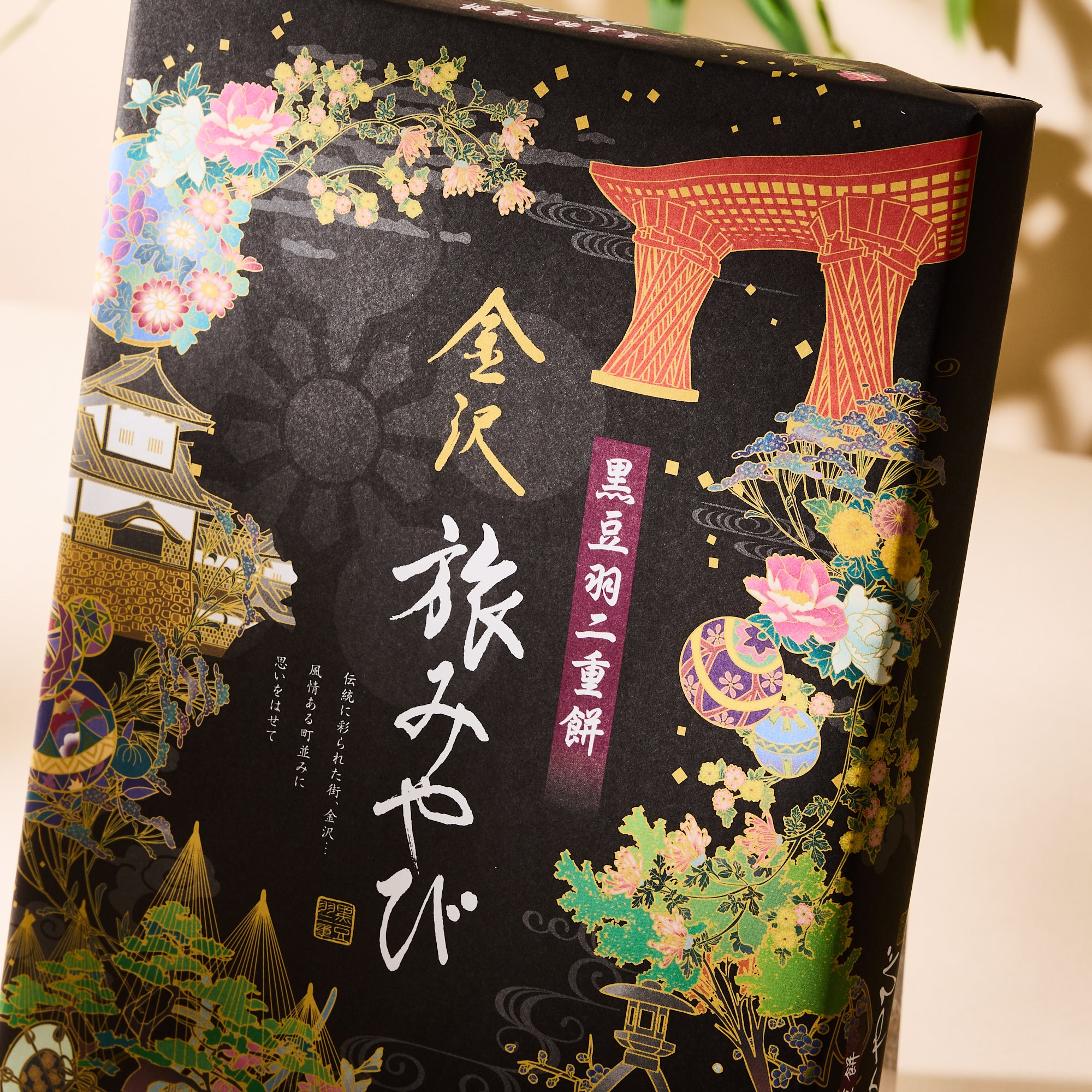 Black Soybean & Anko Habutae Mochi (10 pieces)