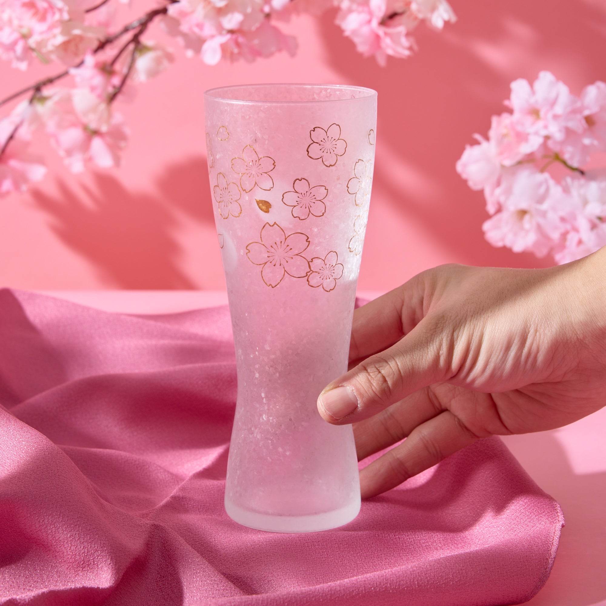Premium Ishizuka Sakura Beer Glass