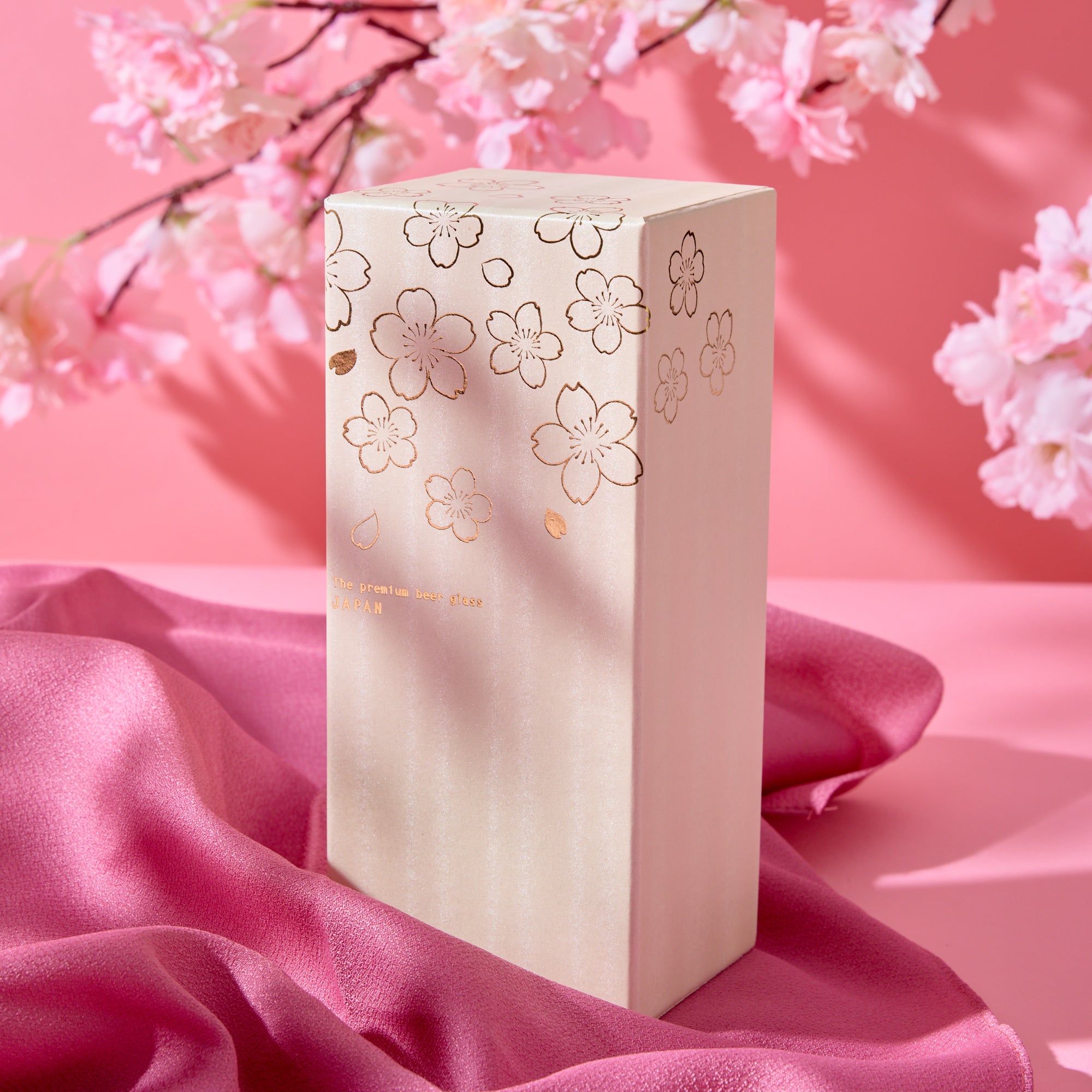 Premium Ishizuka Sakura Beer Glass