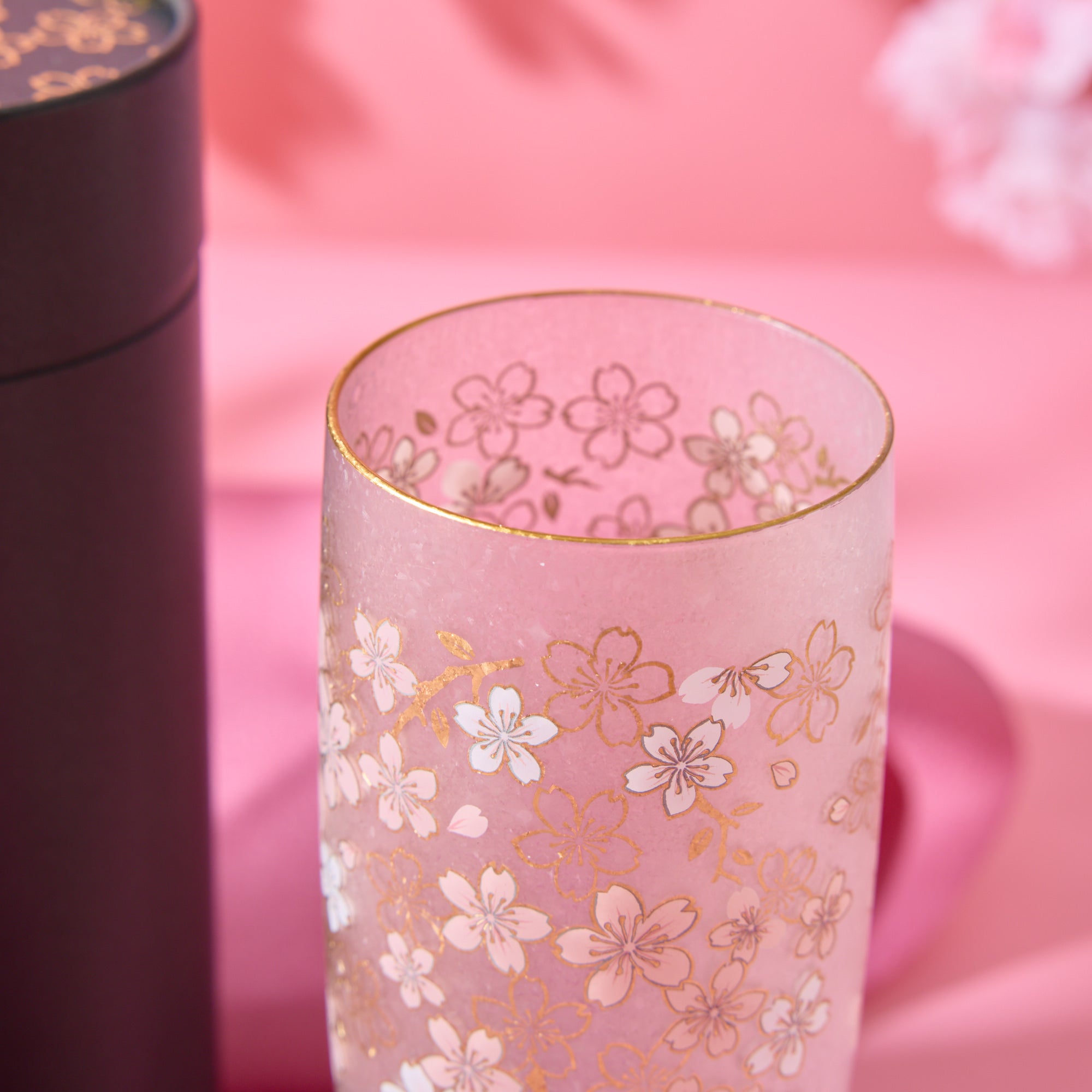 Sakura Gold Beer Glass