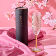 Sakura Gold Glass Champagne Flute