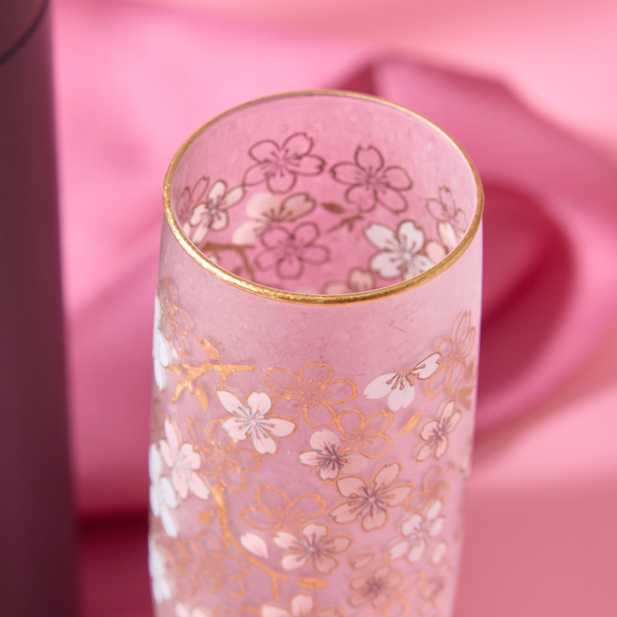 Sakura Gold Glass Champagne Flute