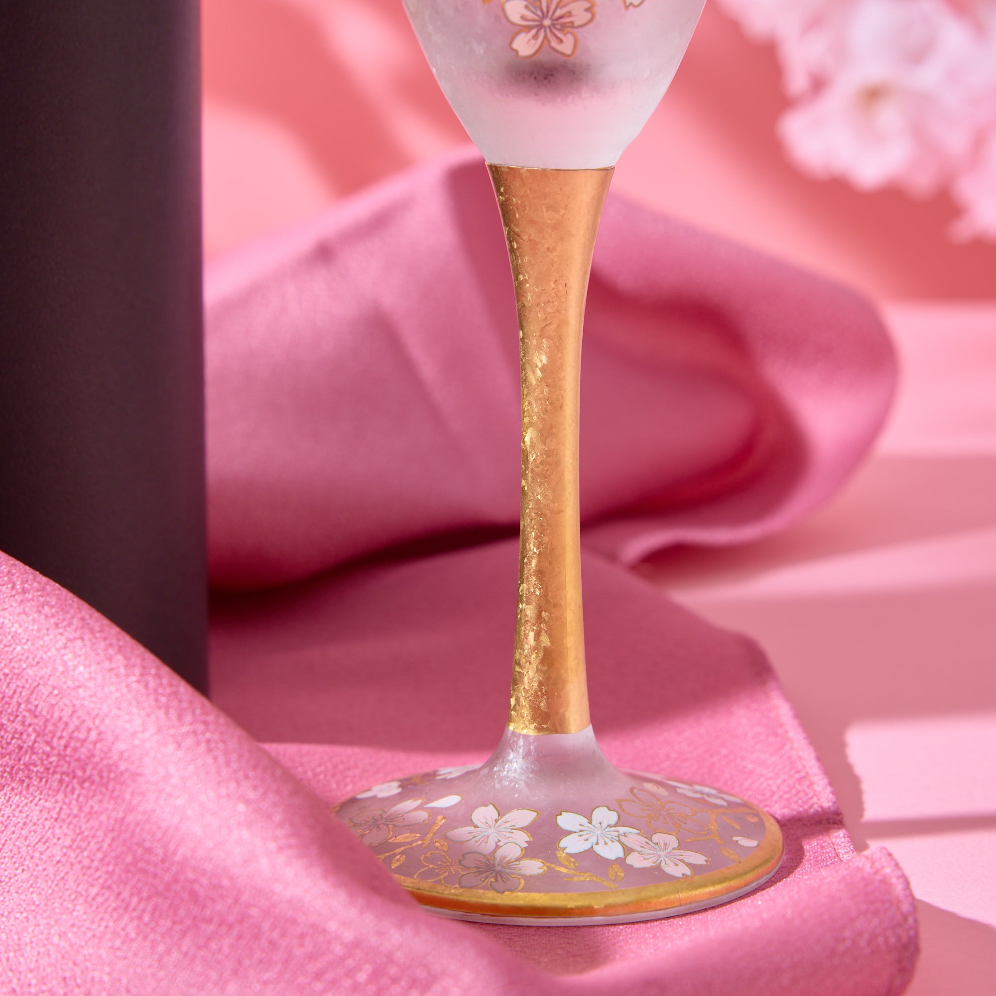 Sakura Gold Glass Champagne Flute