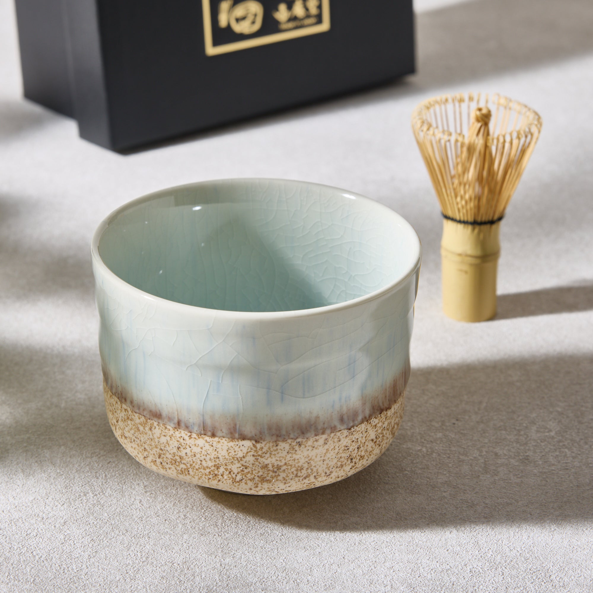 Iwashimizu Matcha Bowl & Mini Whisk Set