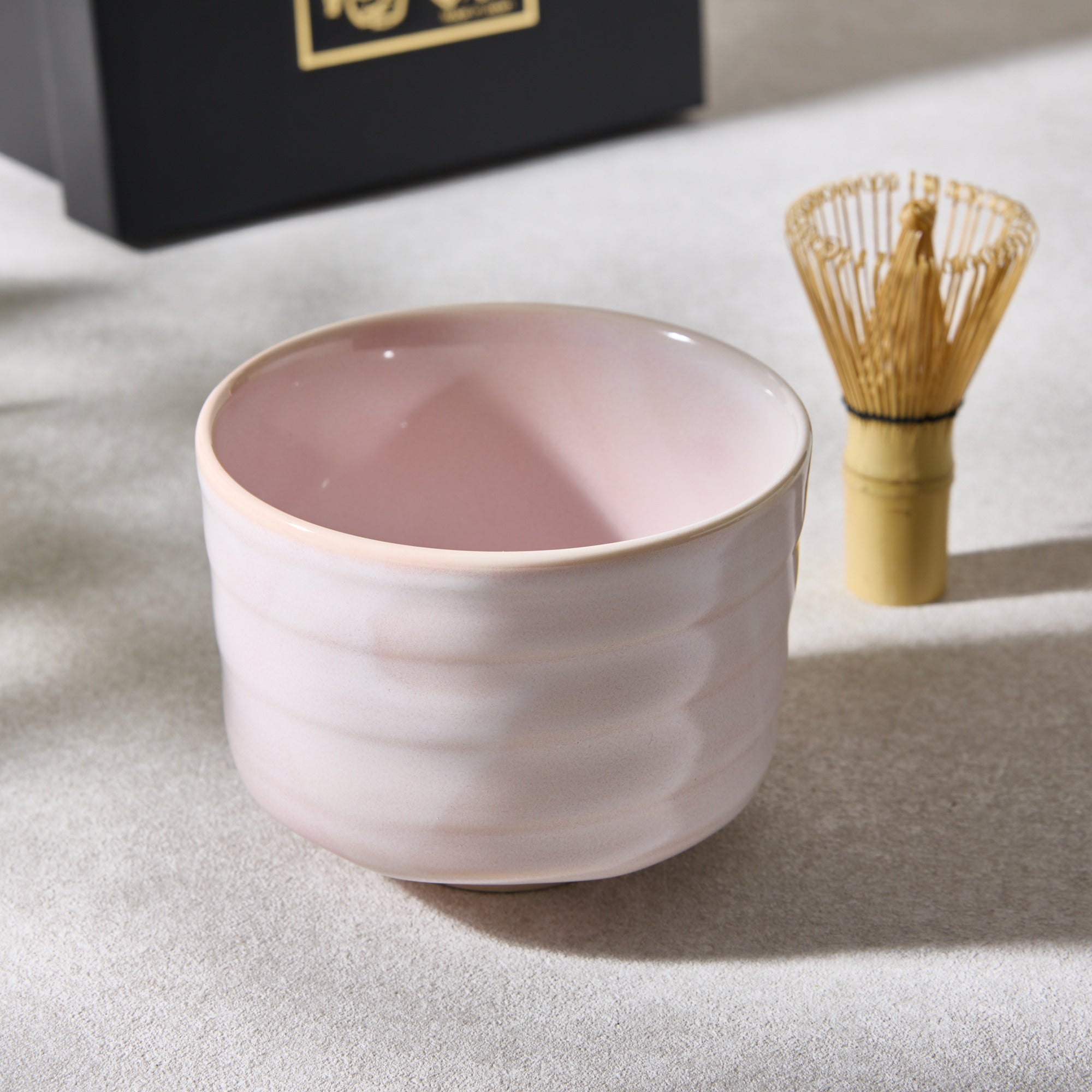 Pink Matcha Bowl & Mini Whisk Set