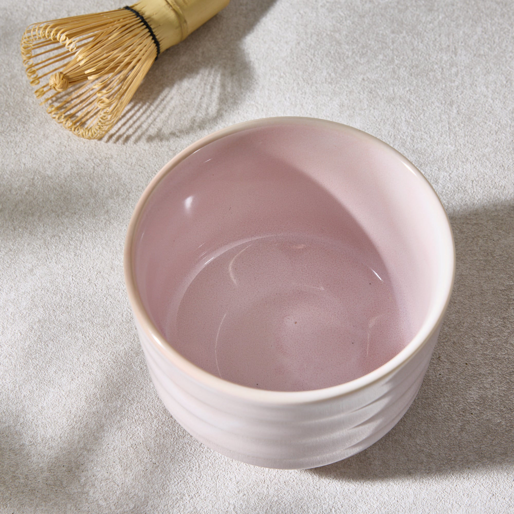Pink Matcha Bowl & Mini Whisk Set