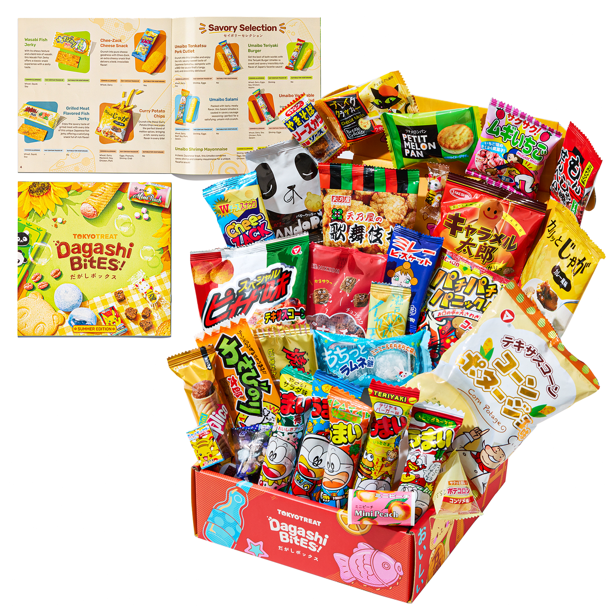 Japanese Dagashi Bites Rescue Snack Box – 1 Box (US Shipping Only Japanese Dagashi Bites Rescue Snack Box – 1 Box (US Shipping Only