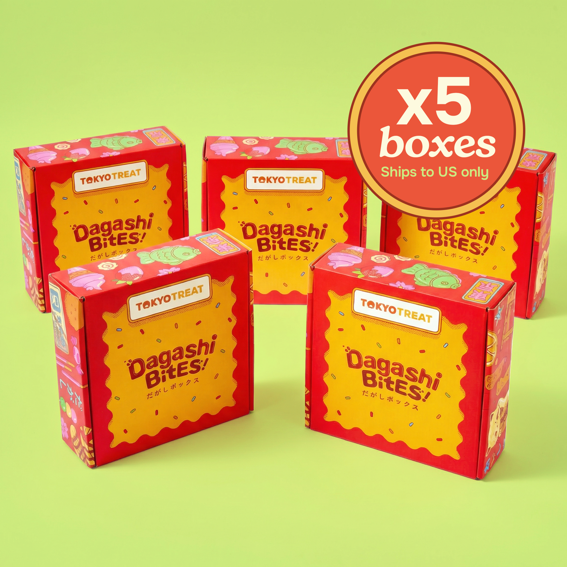 Japanese Dagashi Bites Rescue Snack Box – 5 Boxes (US Shipping