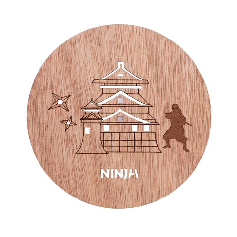 Wooden Ninja Coaster