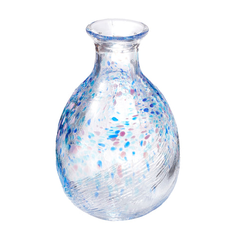 Handmade Hydrangea Glass Vase ( Blue)