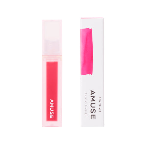 AMUSE Dew Velvet Vegan Lip Tint: Hibiscus
