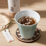 Neko Houjicha Tea Set Strawberry Milk