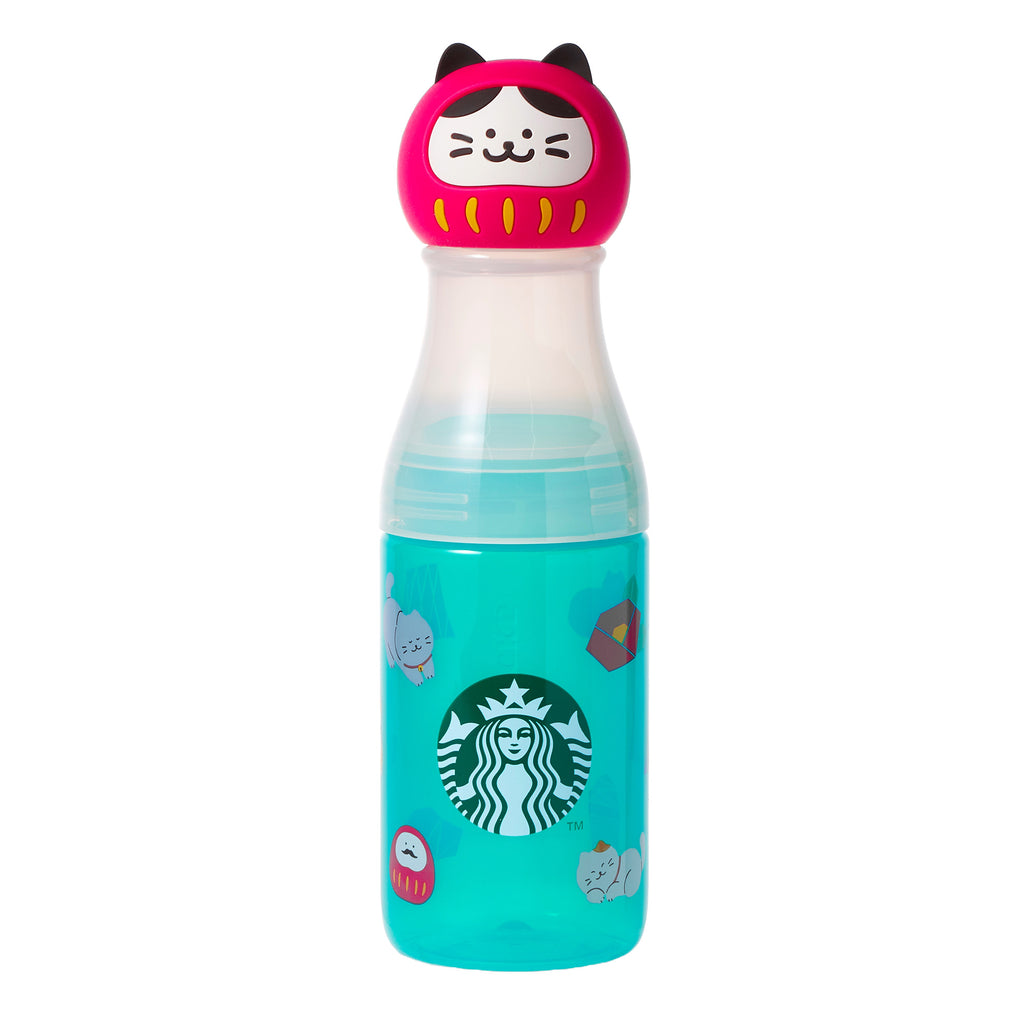 Starbucks New Year's 2024 Daruma Cat Sunny Bottle 500ml