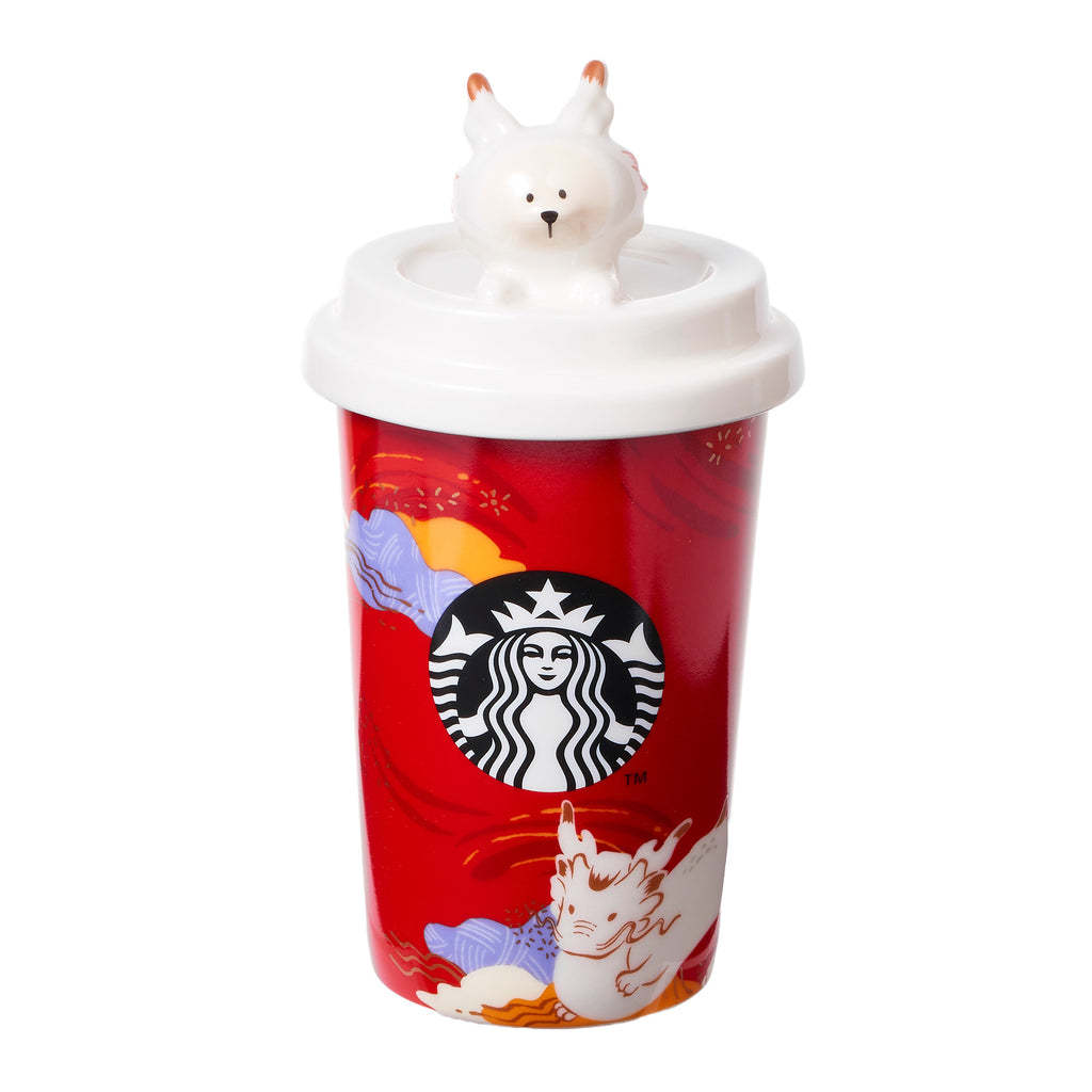 Starbucks China 2023 anniversary ocean series Ceramic texture spray pa