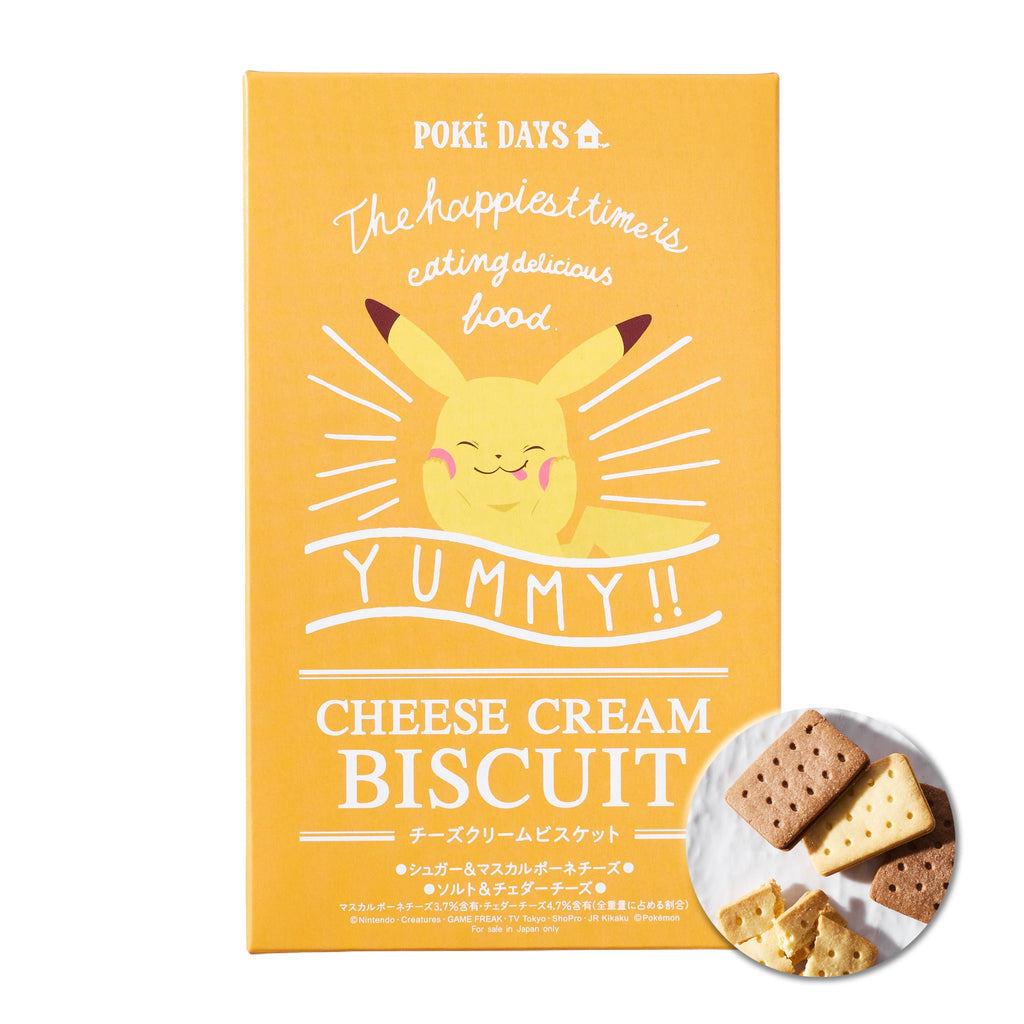 Pikachu Cheese Cream Biscuits