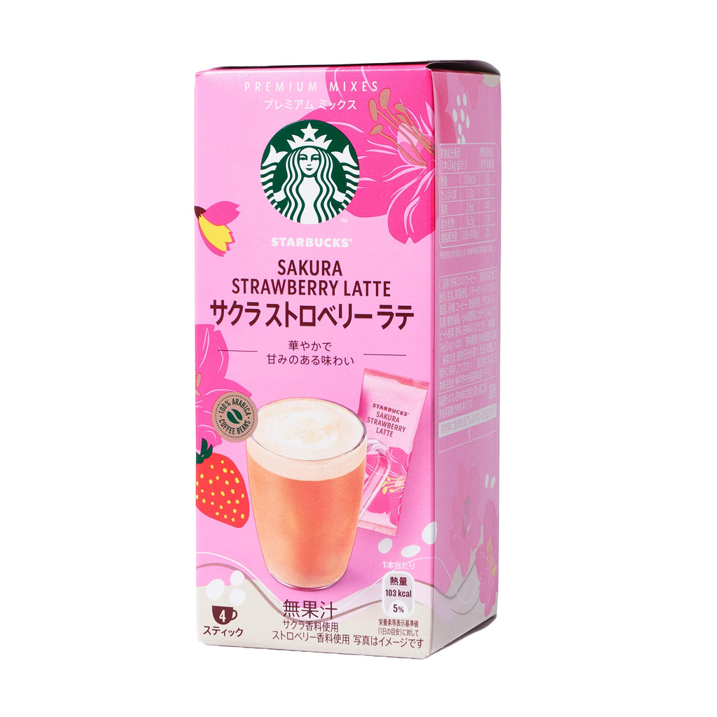 Starbucks Premium Mix Sakura Strawberry Latte (4 pack)