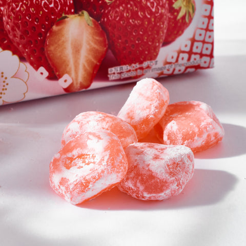 Strawberry White Chocolate Mochi (18 pieces)