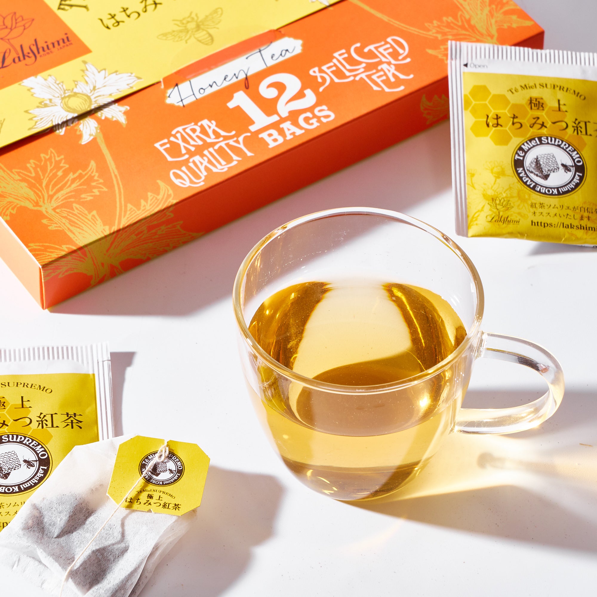 Lakshimi Premium Honey Black Tea Set (12 bags)