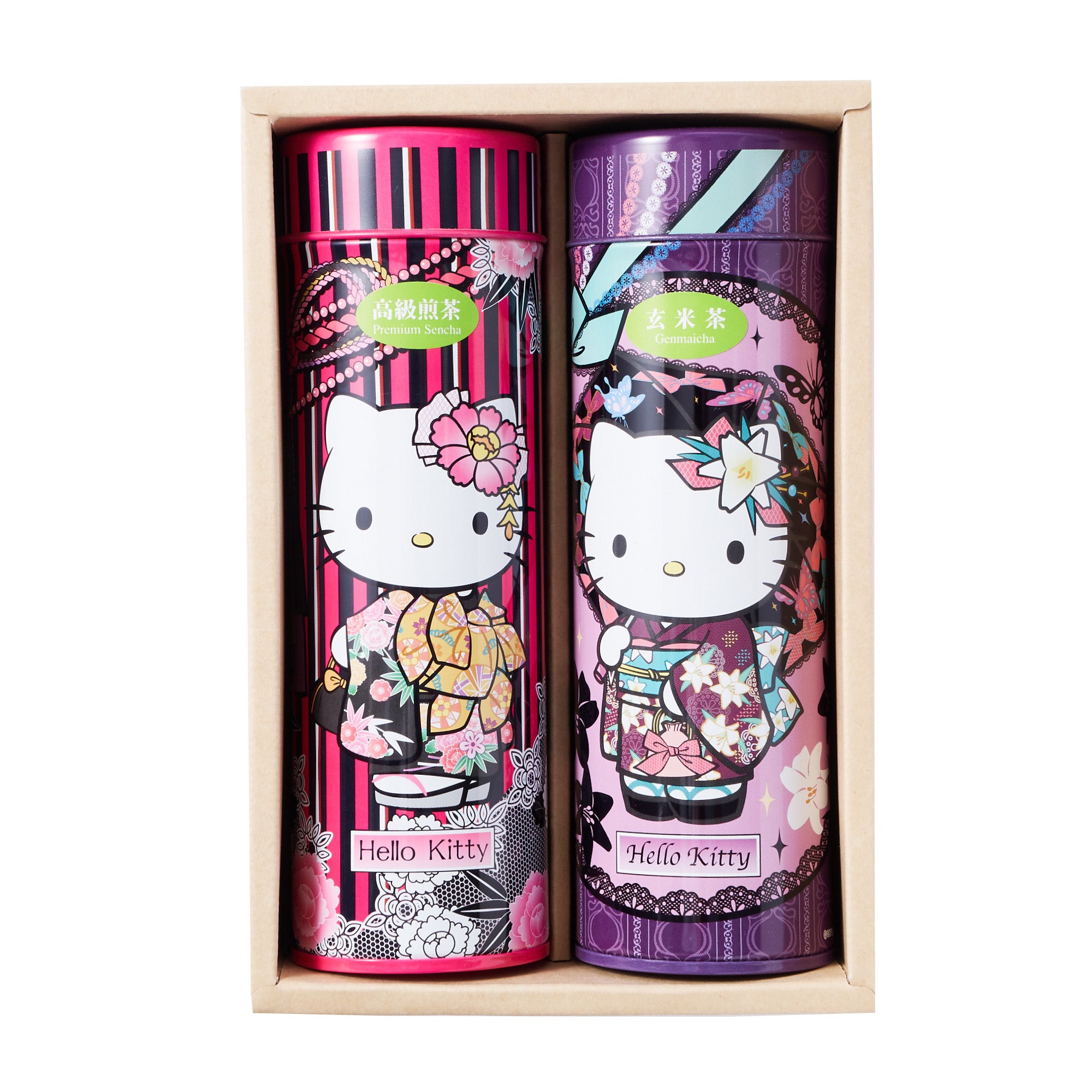 Hello Kitty Powdered Tea Gift Set - Sencha & Genmaicha