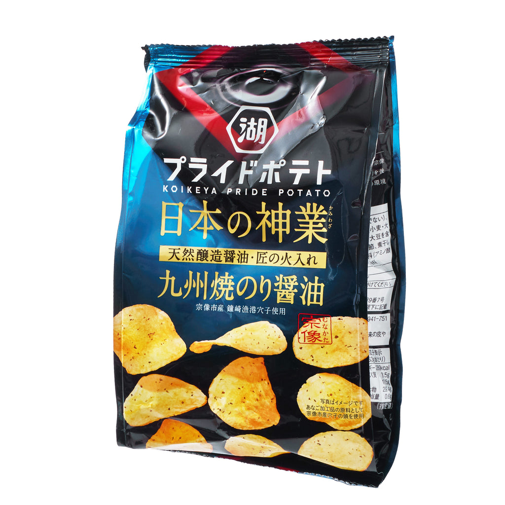 Koikeya Pride Potato Chips Seaweed Soy Sauce