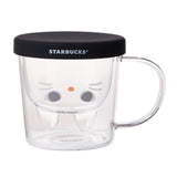 Starbucks Halloween 2024 Double Wall Glass Cat Mug 296ml