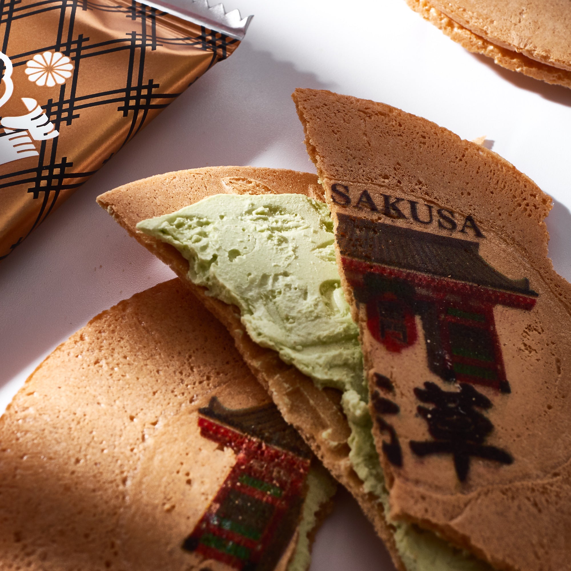 Matcha Cream Sandwich Cookies
