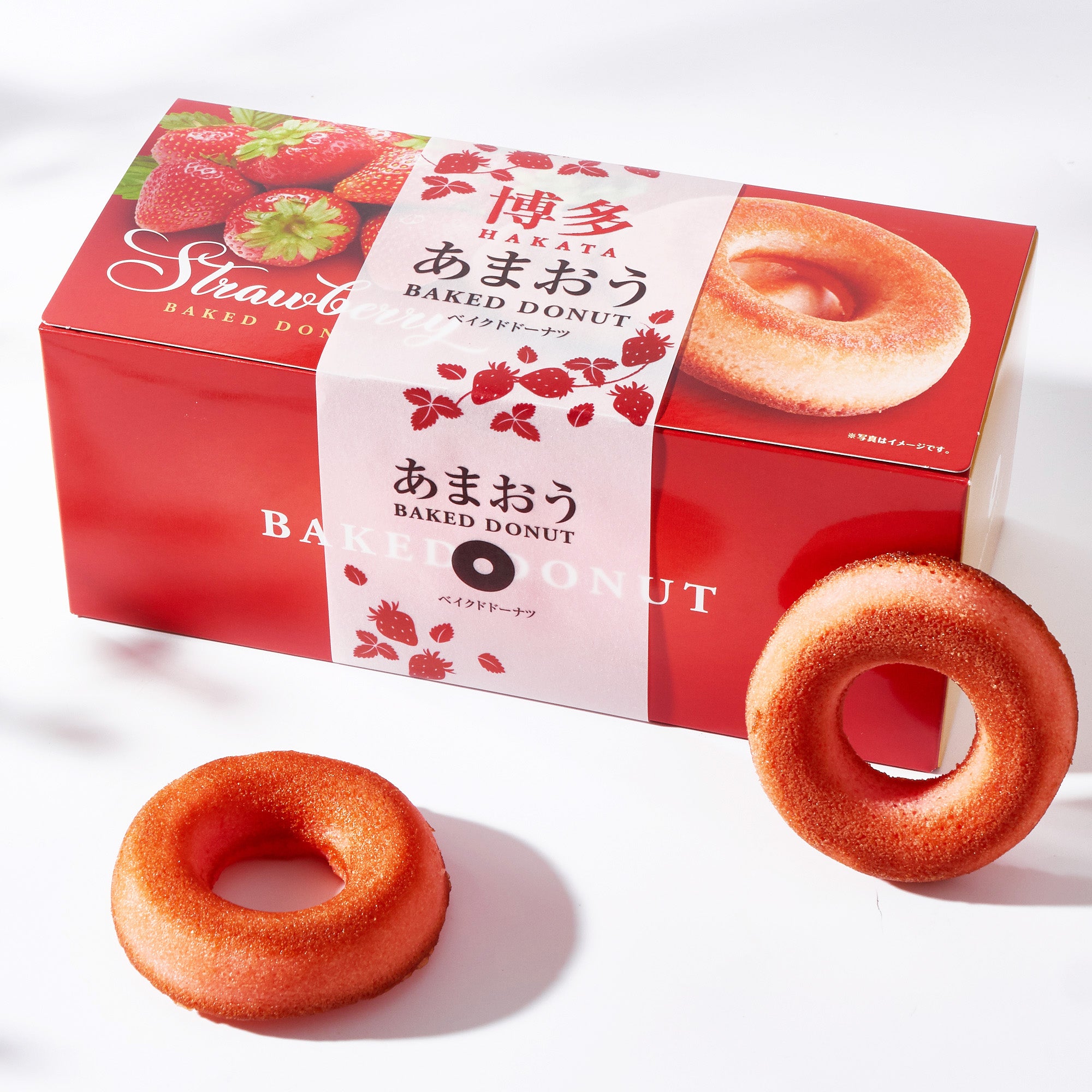 Hakata Amaou Strawberry Baked Donuts (6 pieces)