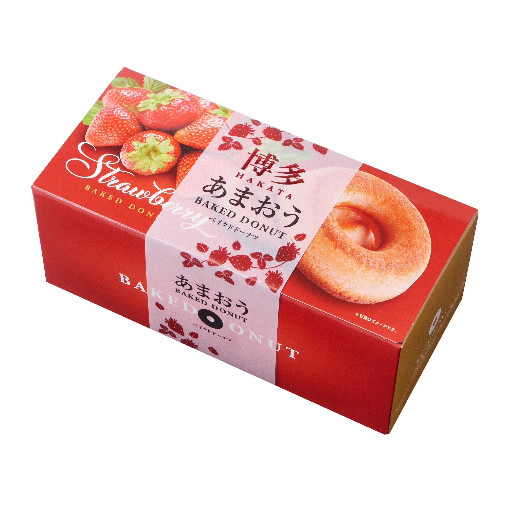 Hakata Amaou Strawberry Baked Donuts (6 pieces)