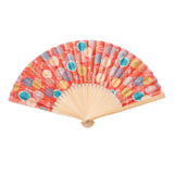 Yuzen Folding Fan( Red chrysanthemum)