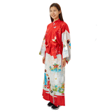 Japanese Kimono Robe - Red Maiko