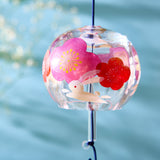 Plum Blossoms and White Rabbit Pattern Furin