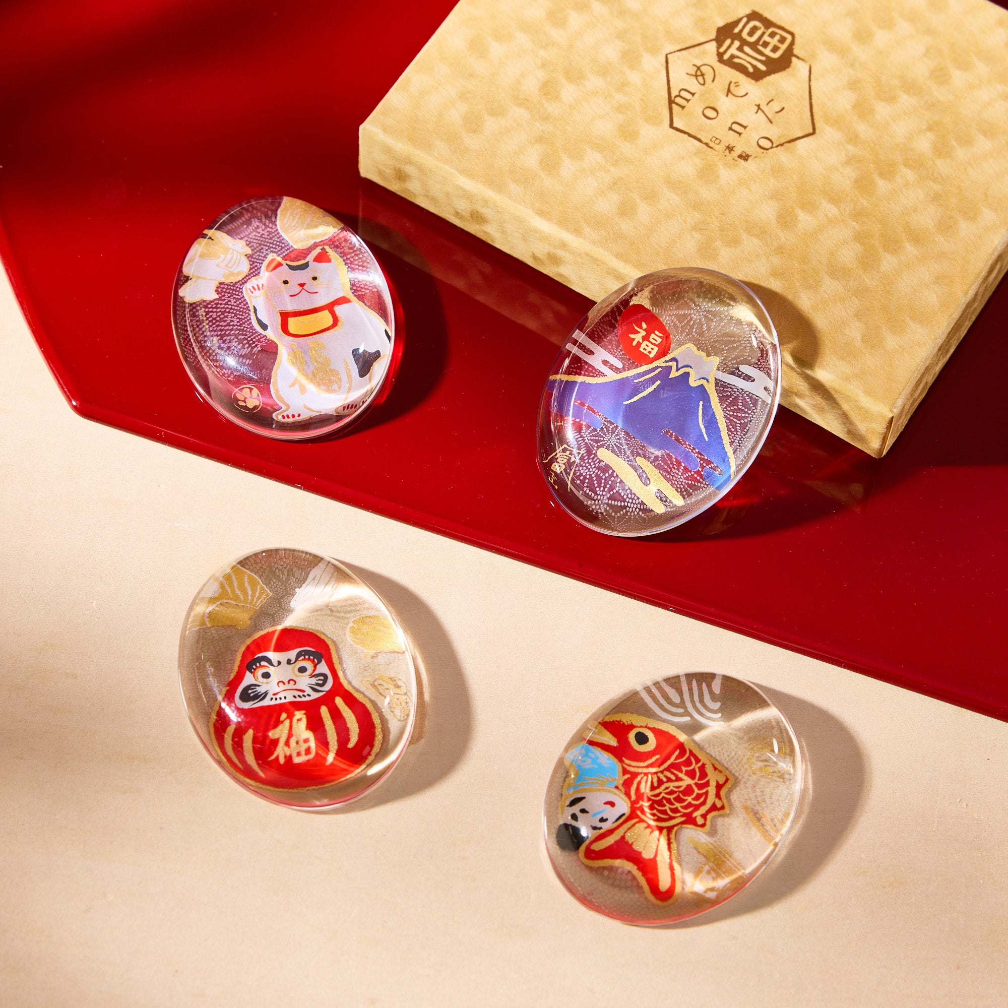 New Year's Chopstick Rest Set (set of 4)