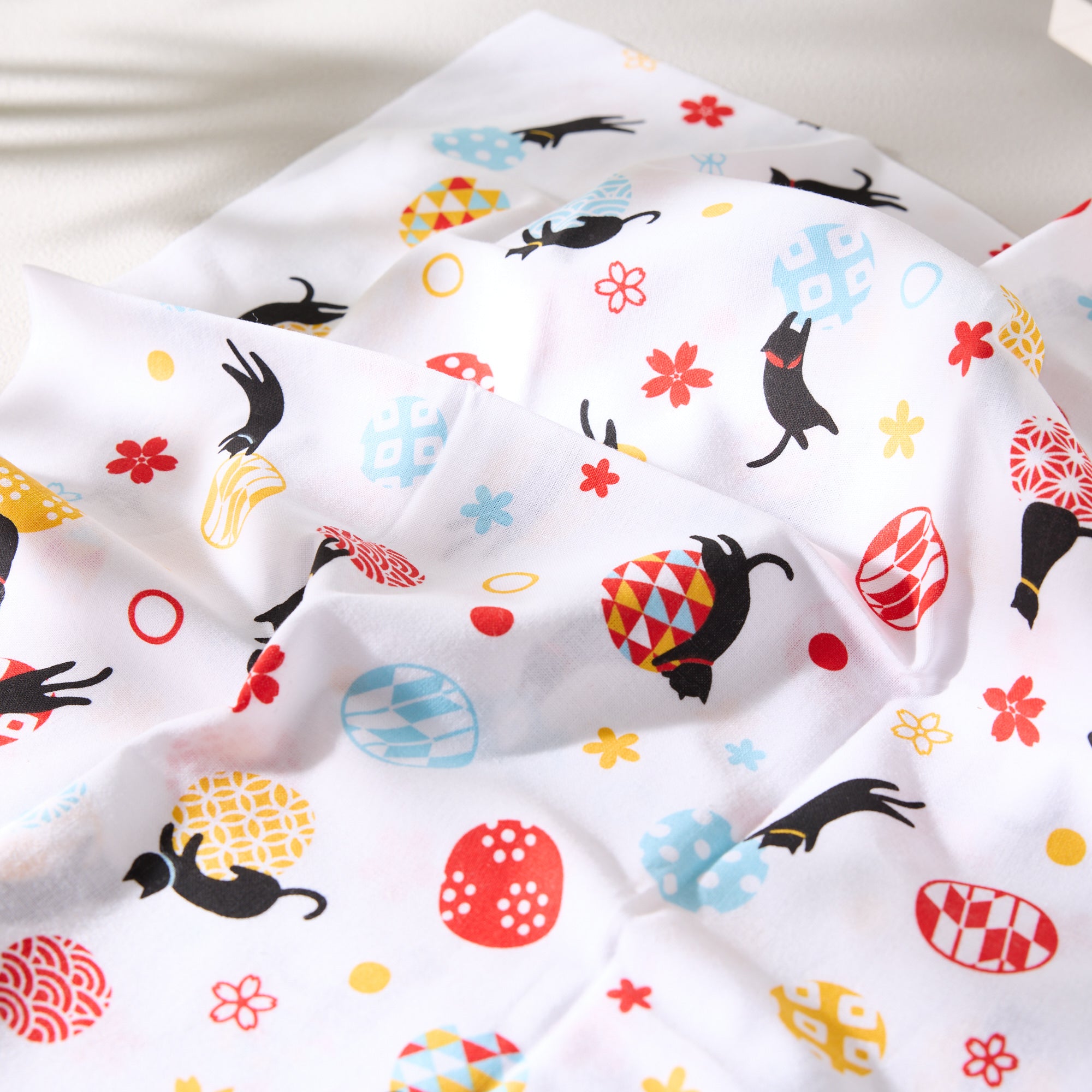 Tenugui Towel (Cat Design)