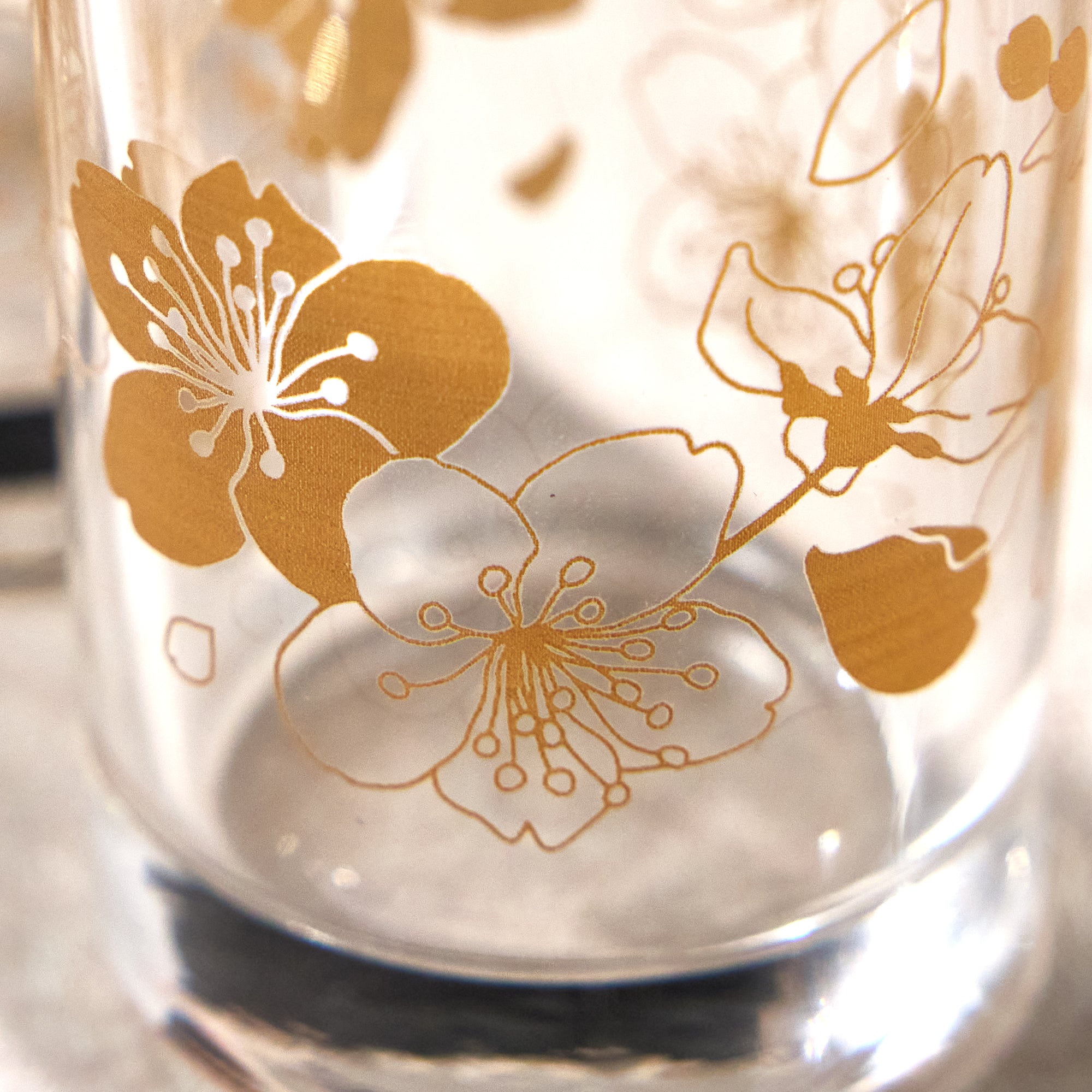 Sakura Sake Glass
