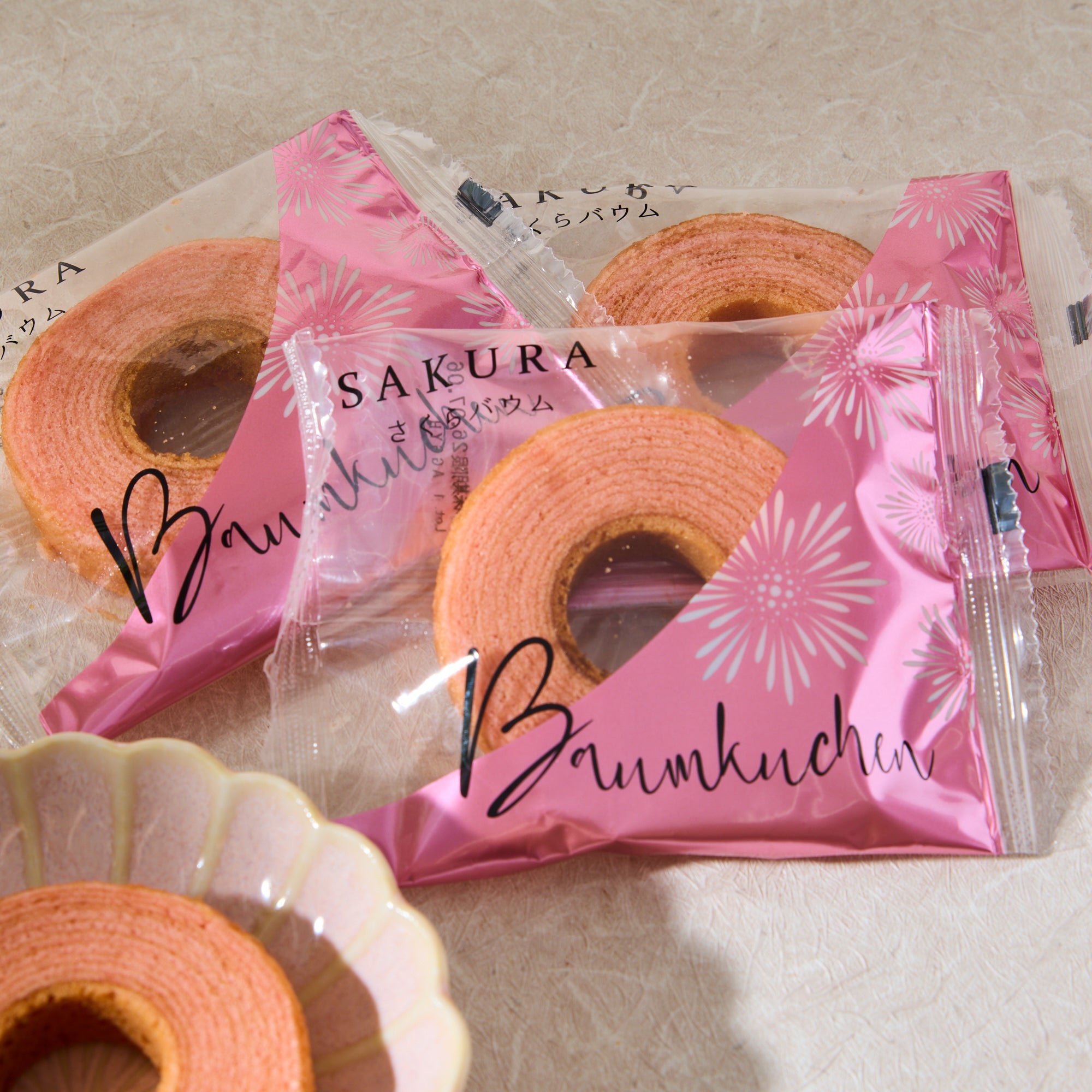 Sakura Baumkuchen (3 pieces)