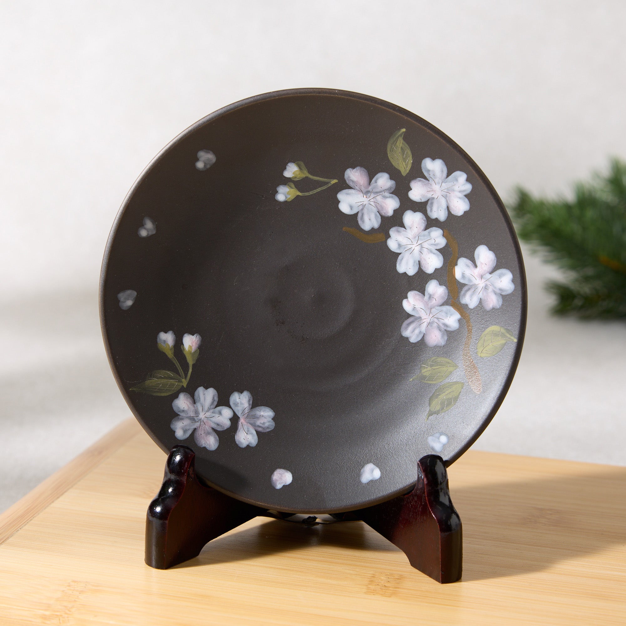 Hand-drawn Sakura Wagashi Plate