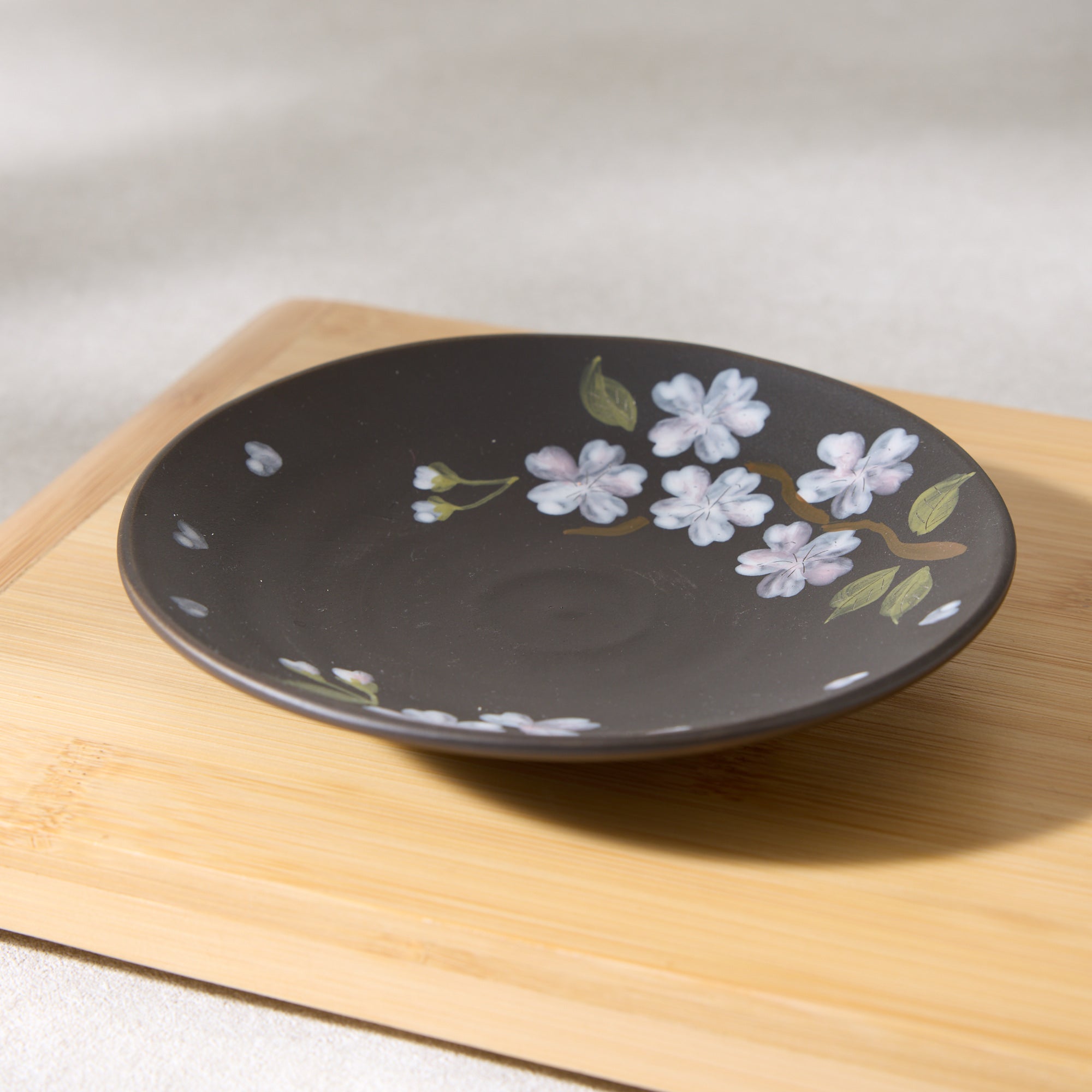 Hand-drawn Sakura Wagashi Plate