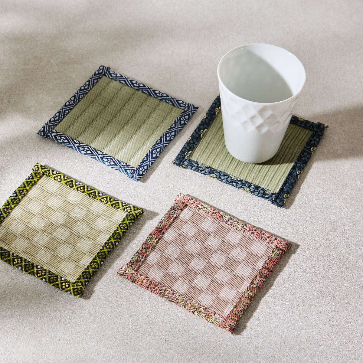 Japanese Tatami Coaster – Green B
