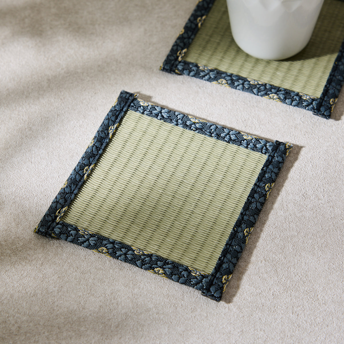 Japanese Tatami Coaster – Green B