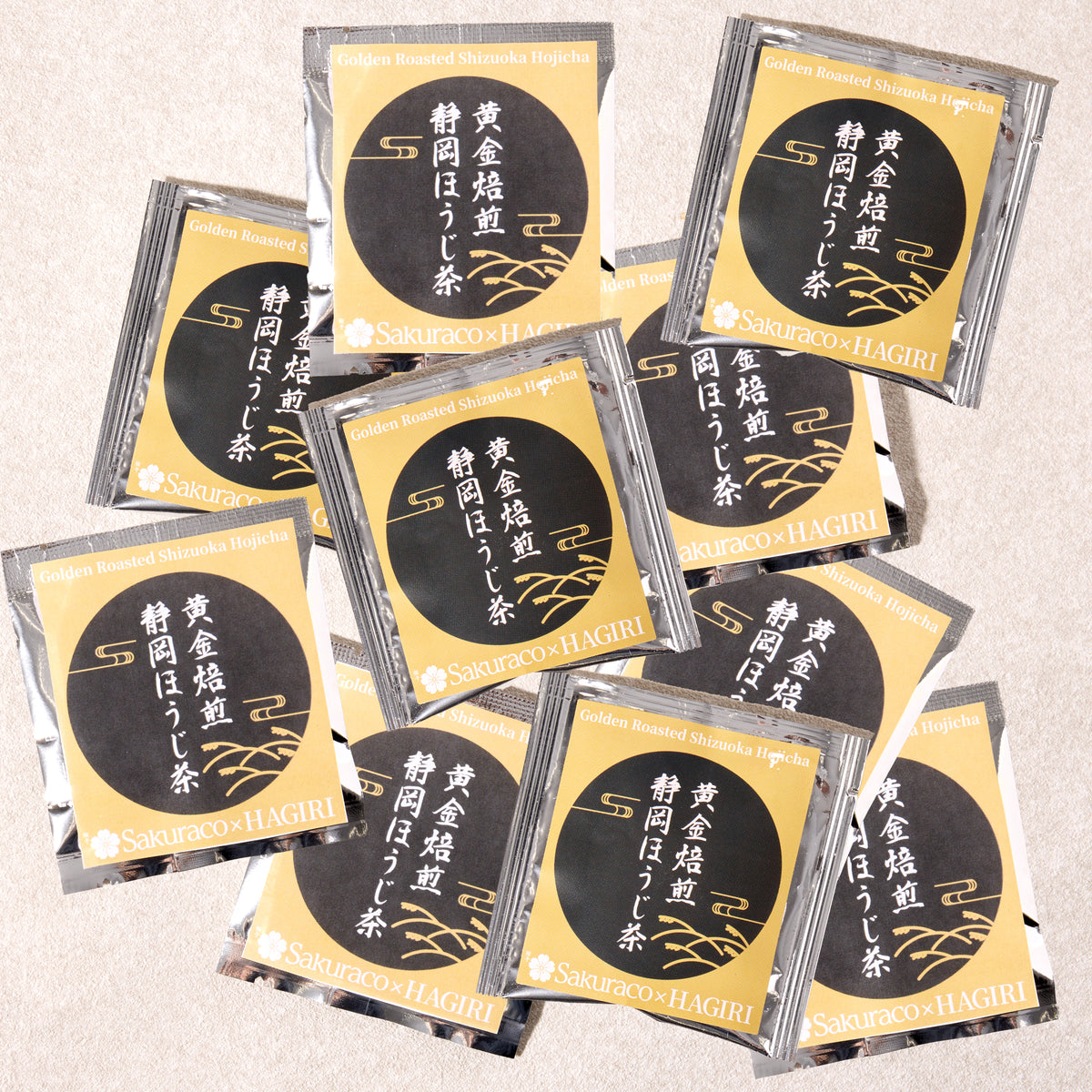 Golden Roasted Hojicha (10 pieces set)