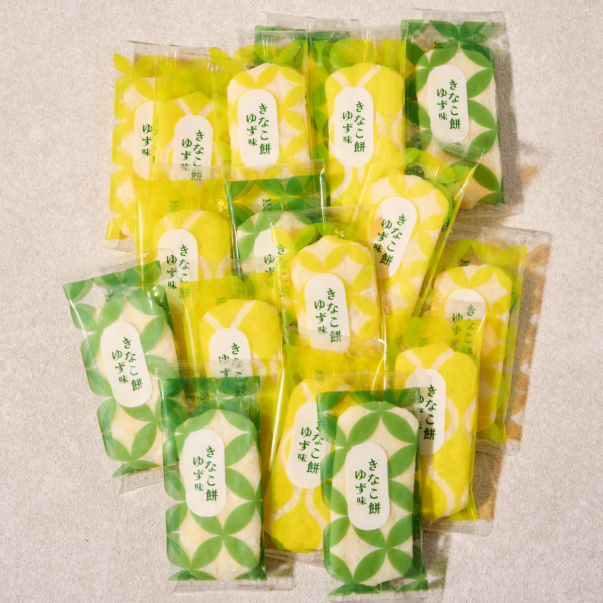 Yuzu Kinako Mochi Senbei (18 pieces)