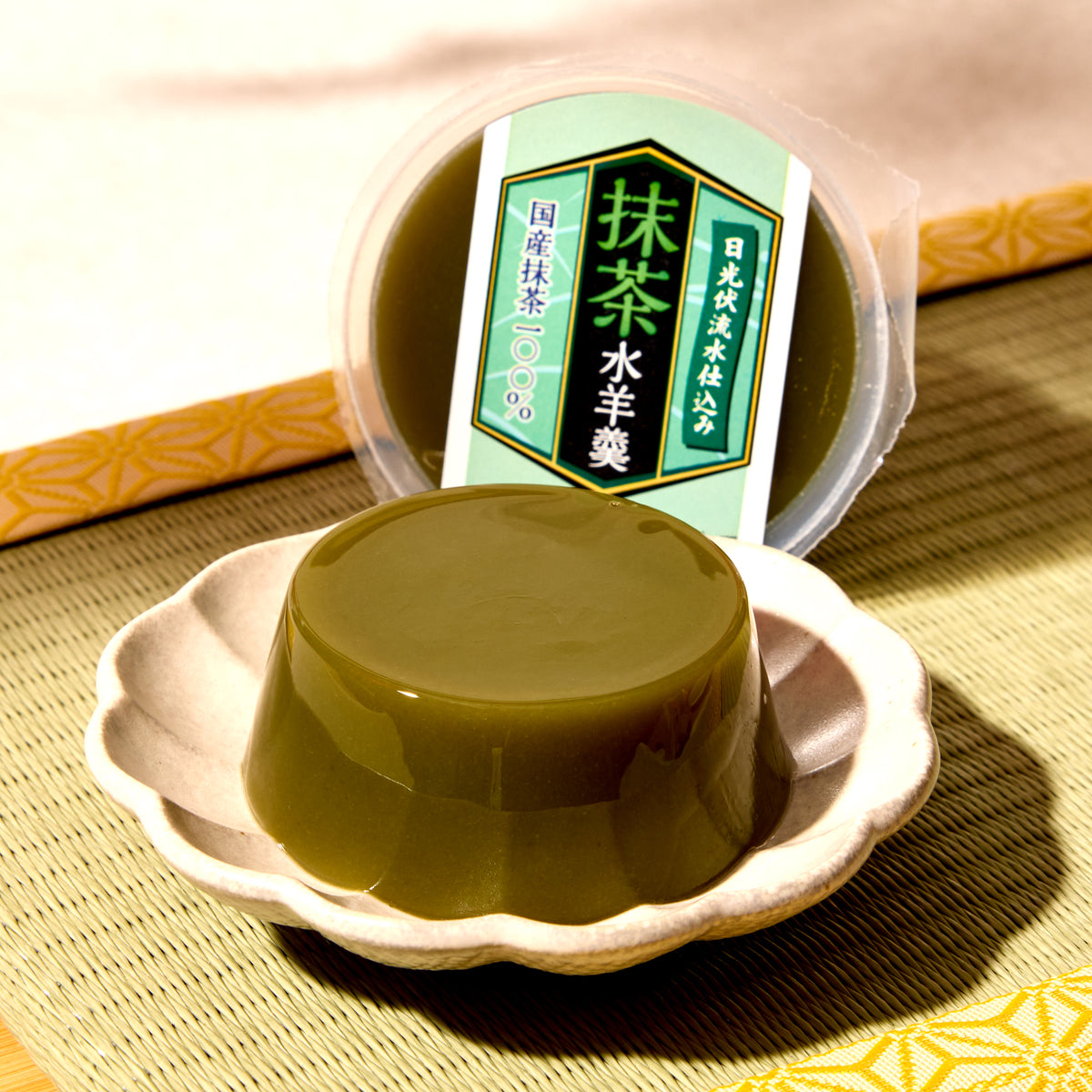 Matcha Mizu Yokan Jelly