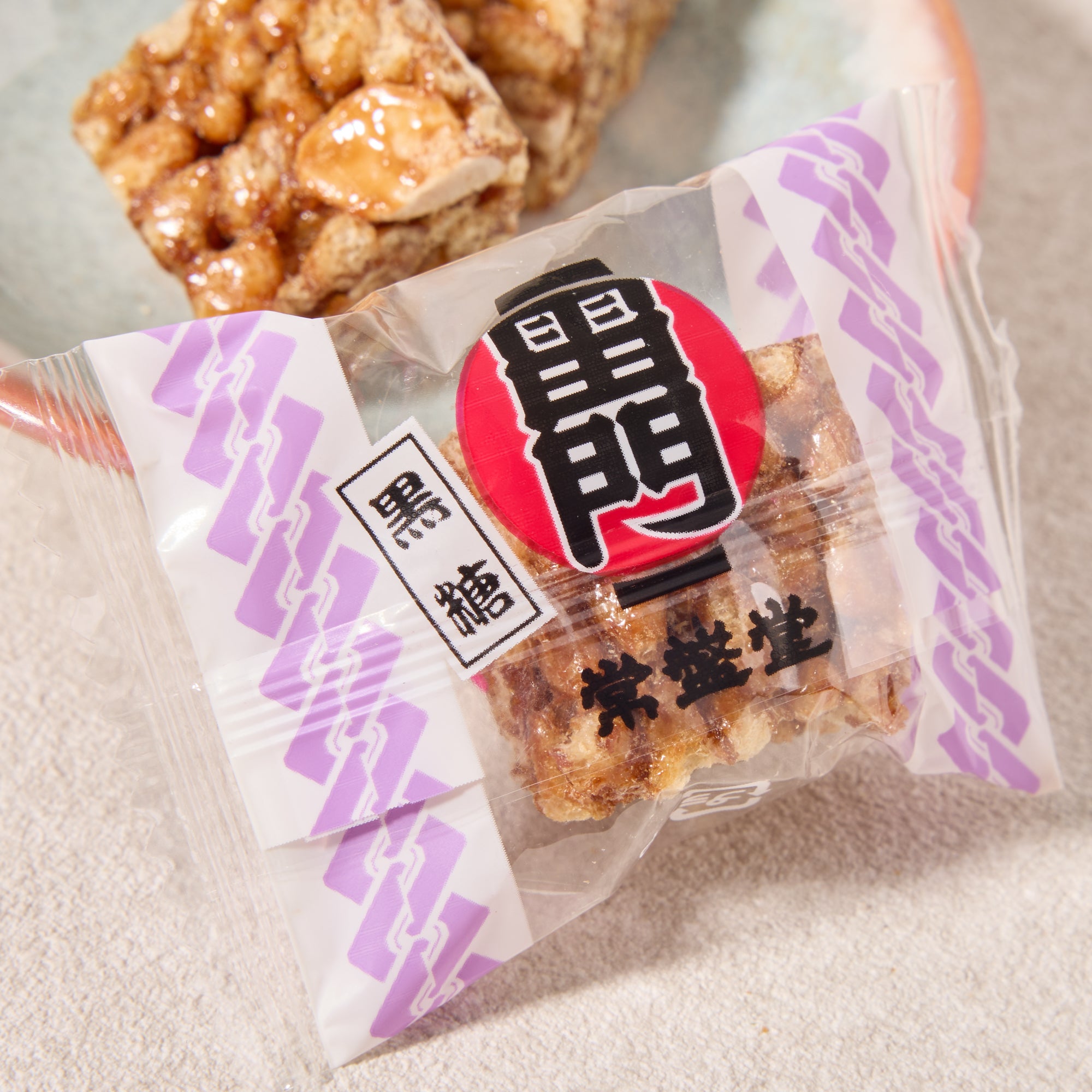 Kaminari Okoshi (Kokuto Brown Sugar) (10 piece set)