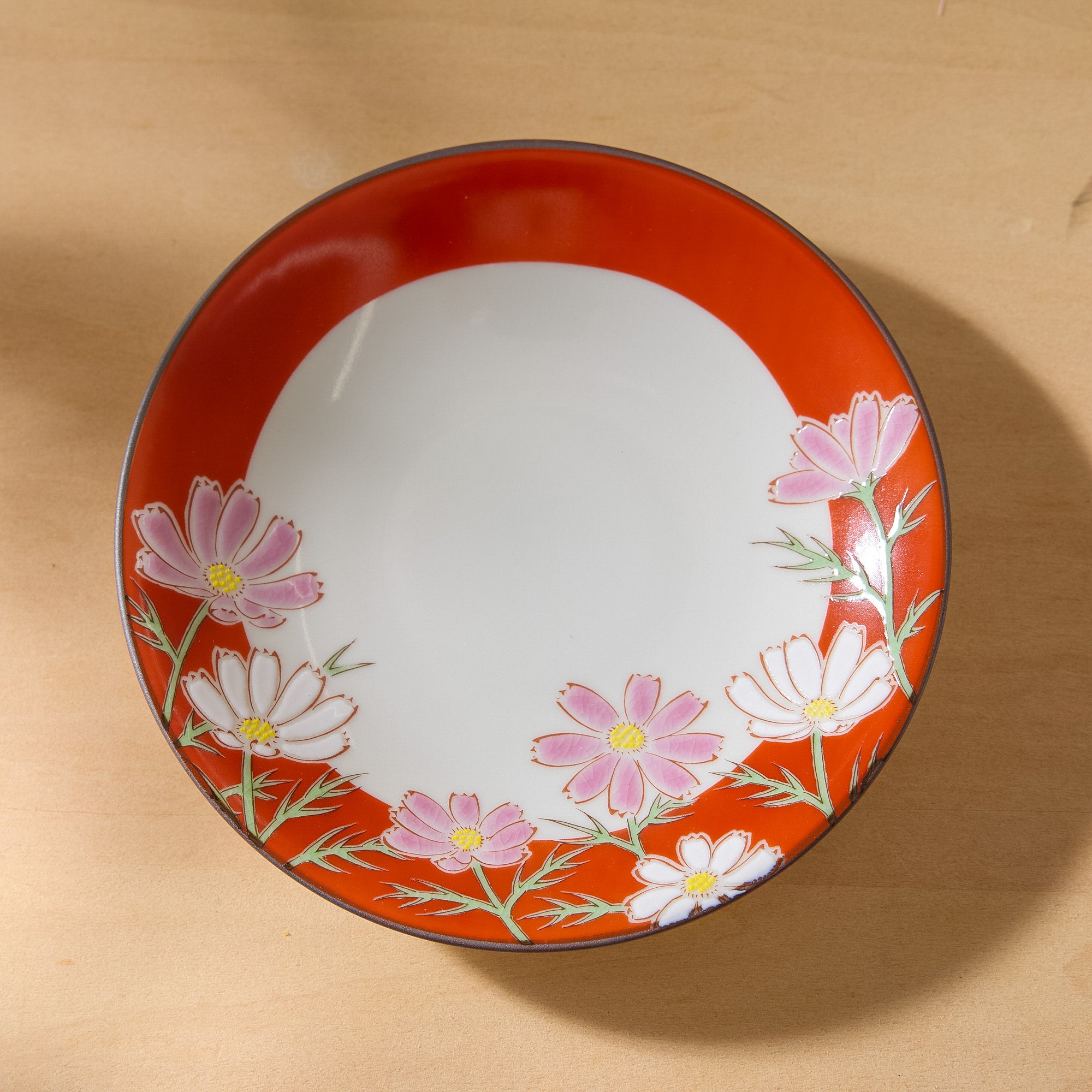 Cosmos Kutani Ware Dish