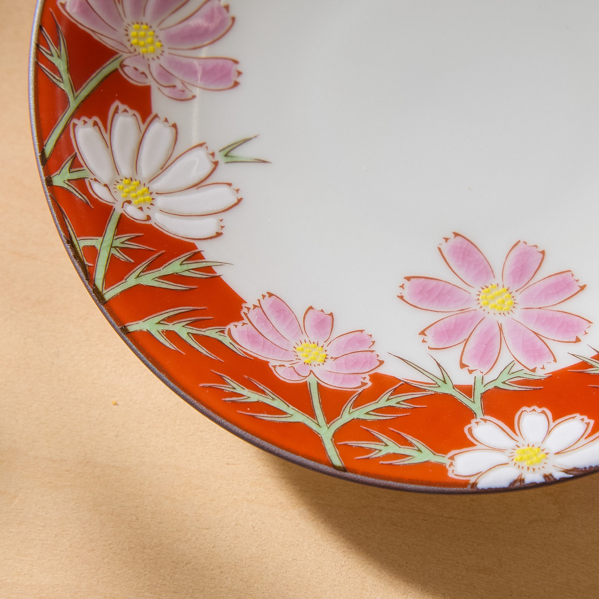 Cosmos Kutani Ware Dish