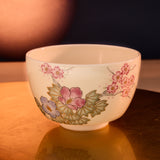 Spring Flowers & Autumn Moon Matcha Bowl